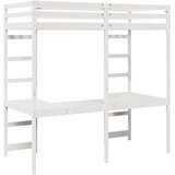Krevet na kat Bijelo 75 x 190 cm Čvrsto borovo drvo | shoptok.hr