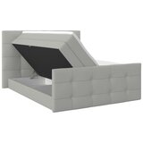 Modern Living Postelja Boxspring Josie-C, Srebrna, 180x200 | Shoptok.si