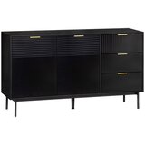 Livetastic ŠIROKA KOMODA, črna | Shoptok.si