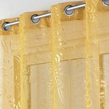 Douceur d intérieur Žuta prozirna zavjesa 140x280 cm Belflor – | shoptok.hr
