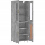  Visoka komoda siva betona 69,5x34x180 cm od konstruiranog drva | shoptok.hr