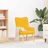 vidaXL Opustajući Stolac Svijetlo Žuta Korduroj Tkanina | shoptok.hr