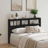 Ormarić za uzglavlje LED boja crni hrasta 160x17x102 cm | shoptok.hr