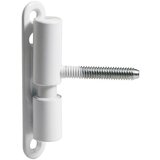 Hettich Šarka za vrata (Ø x D: 15 x 83,5 mm, Nosivost: 30 kg, Premazano prahom, Bijela, Tehnologija s kliznim ležajem koju nije potrebno održavati) | shoptok.hr