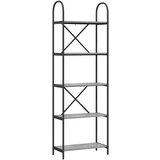 vidaXL Polica Sivi hrast sonoma 60 x 30 x 183 cm Konstruirano drvo | shoptok.hr