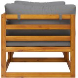  Modularne kutne sofe s jastucima 2 kom tamnosive | shoptok.hr