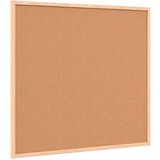 vidaXL Ploča za pisanje s crnim okvirom od punog borovine 60x55 cm | shoptok.hr