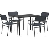  Blagovaonski set 5 kom. Antracit Čelik | shoptok.hr
