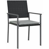  Vrtni set za objed 7 kom. Siva Čelik s prahom premazan | shoptok.hr