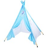  Indijanski šator Teepee s jednorogom - plavi | shoptok.hr