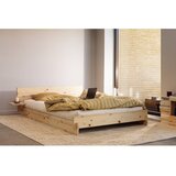 Karup Zakonska postelja iz masivnega bora z letvenim dnom 160x200 cm v svetli naravni barvi Latch – | Shoptok.si
