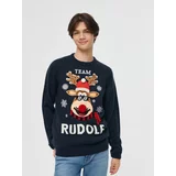 House - Božićni džemper s motivom soba - Tamnoplava