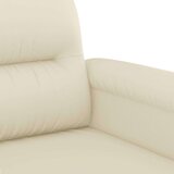 vidaXL Dvosed krem 120 cm umetno usnje | Shoptok.si