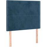 Box spring krevet s madracem tamnoplavi 80 x 200 cm baršunasti | shoptok.hr