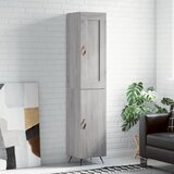 The Living Store Visoka omara siva sonoma 34,5x34x180 cm inženirski les - Visoka Omarica, (21430448) | Shoptok.si
