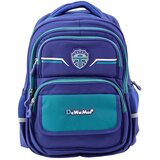  Dječji školski ruksak s remenom za prsa, tamnoplavi zeleni, 20L, 38cm | shoptok.hr