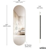 Umbra Stensko/stoječe ogledalo 46x157 cm Hubba – | Shoptok.si