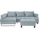 Stylife TABURE, tekstil svetlo modra | Shoptok.si