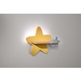 Candellux star zidna lampa 5W led iq kids sa kablom, prekidačem i utikačem zlatna+siva | Eponuda.com