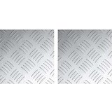  aluminijaste checker plošče 2 kosa Protizdrsne 20x20 cm, (22014853) | Shoptok.si