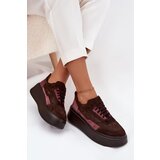 Zazoo Women's Sneakers Made of Genuine Suede on Platform | shoptok.hr
