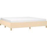  Posteljni okvir krem 200x200 cm blago, (20723573) | Shoptok.si