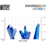 Green Stuff World Blue Resin Crystals Large | Plavi smolasti kristali veliki 15–20mm (20 kom) | Eponuda.com