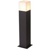 Greentech Podstavna svetilka za pot Sandro XL (40 W, E27, Črna, Do x Š x V: 80 x 80 x 730 mm) | Shoptok.si