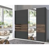 Modante omara z drsnimi vrati, barve grafita, barve hrasta | Shoptok.si