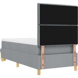 Box Vzmetnica s posteljo in klopi svetlo siva 90x190 cm, (22067115) | Shoptok.si