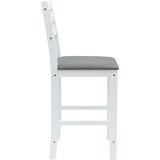  Trpezarijske stolice 2 pcs Bijelo 40 x 47 5 x 99 5 cm - Bijela i siva | shoptok.hr