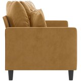  Dvosjed smeđi 140 cm baršunasti | Eponuda.com
