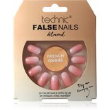 Technic_Cosmetics False Nails Almond Umjetni nokti French Ombré 24 kom Cijene