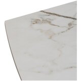 Ixia Raztegljiva jedilna miza z dodatno ploščo z mizno ploščo v marmornem dekorju 90x180 cm Rocía – | Shoptok.si
