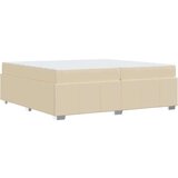  Krevetna konstrukcija Krema 200 x 200 cm tkanina | shoptok.hr