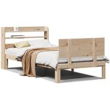 vidaXL Okvir kreveta s uzglavljem 100 x 200 cm od masivne borovine Cijene
