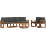  Set vanjskih sofa 7 kom. Prirodna i antracit | shoptok.hr