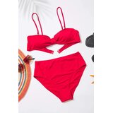 TRENDYOLMILLA Ženski gornji deo kupaćeg Tbess25Bu00029, Crveni | Eponuda.com
