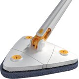  Retoo OR1148 360° rotirajući trokutasti mop s automatskim cijeđenjem – teleskopska drška, mikrovlakna, 26 cm | shoptok.hr