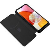 INORCO Za Samsung Galaxy A14 5G usnjena torbica za telefon, stojalo, držalo za kartice, zaščitni ovitek za telefon s teksturo ogljikovih vlaken, (22036823) | Shoptok.si
