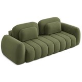 Makamii Zelena sklopiva/s prostorom za odlaganje sofa od bouclé tkanine 266 cm Pele – | shoptok.hr