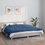 vidaXL Obtežena odeja modra 155x220 cm 11 kg blago | Shoptok.si