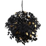 REALITY Crna metalna viseća svjetiljka s plastičnim sjenilom ø 70 cm Leavy – | shoptok.hr