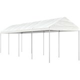  Sjenica s krovom bijela 8,92 x 2,28 x 2,69 m polietilen | shoptok.hr
