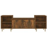 TV omarica dimljen hrast 160x35x55 cm inženirski les, (20732452) | Shoptok.si