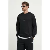 Msgm Bombažen pulover moški, črna barva, 2000MM503.200001