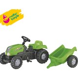 Rolly Toys Traktor na pedale sa prikolicom RollyKid-X zeleni | ePonuda.com