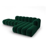 Micadoni Home Temno zelena kotna sedežna garnitura (desni kot) Lupine – | Shoptok.si