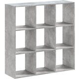 Maison Chic Knjižna omara - Knjižni regal betonsko siva 102x32x102 cm inženirski les, (21725212) Cene