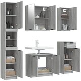  5-dijelni set kupaonskih ormarića boja hrasta sonome drveni | shoptok.hr
